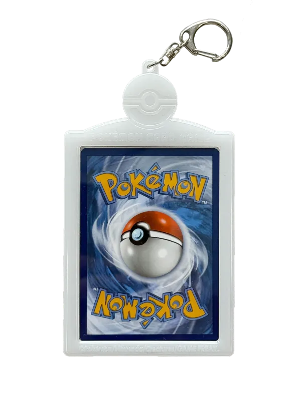 寶可夢卡牌鑰匙圈 精靈球（白）