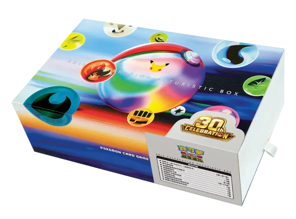 [FURBOX] 寶可夢集換式卡牌遊戲 超級進化 30th CELEBRATION FUTURISTIC BOX