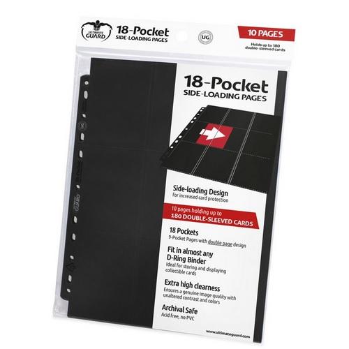 Ultimate Guard 18-Pocket Side-Loading 10 pages - Black