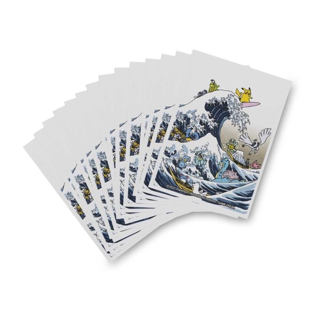 Great Wave Pikachu & Friends Card Sleeves (65 Sleeves)