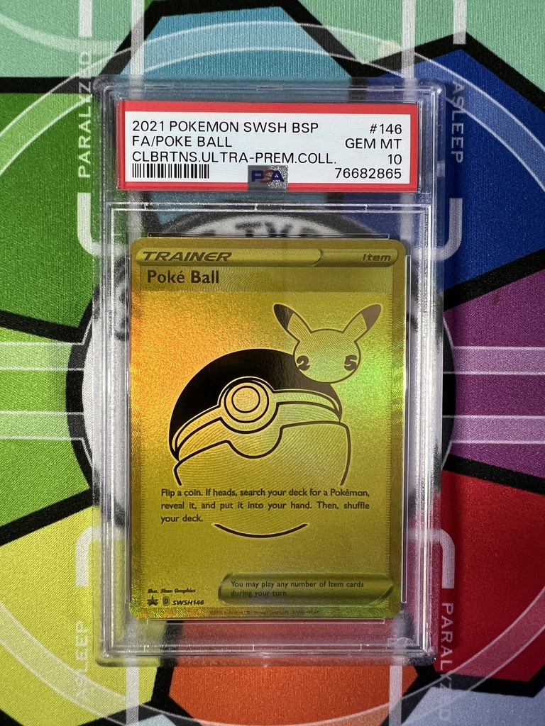 Pokémon Celebrations Ultra-Premium Collection 2021 Pokéball SWSH146 PSA 10