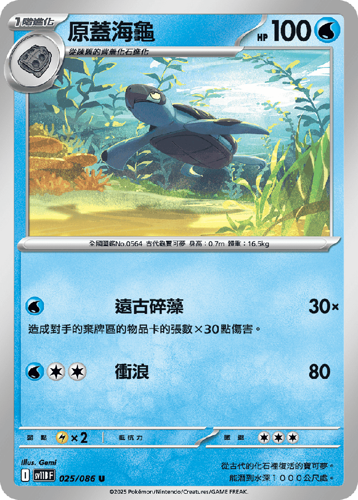 原蓋海龜 025/086