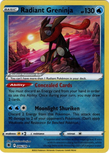 Radiant Greninja 046/189