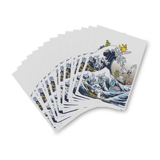 [705-97028] Great Wave Pikachu & Friends Card Sleeves (65 Sleeves)