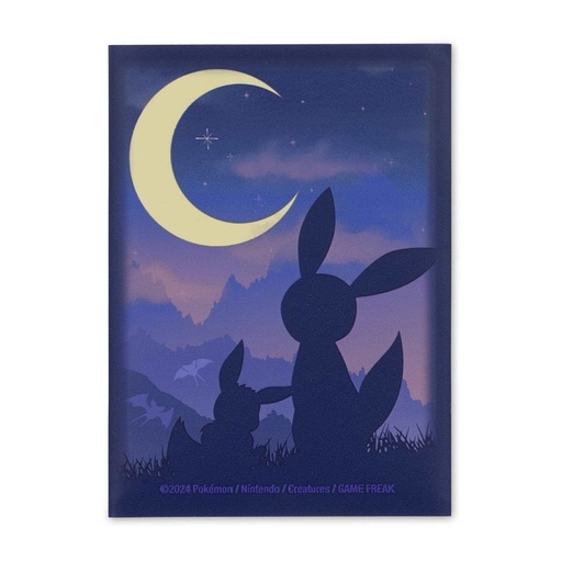 [705E12383] Pokémon TCG: Eevee & Umbreon Twilight Card Sleeves (65 Sleeves)